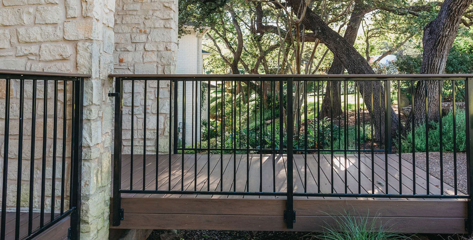 Custom cedar wood fence installation, Austex craftsmanship detail